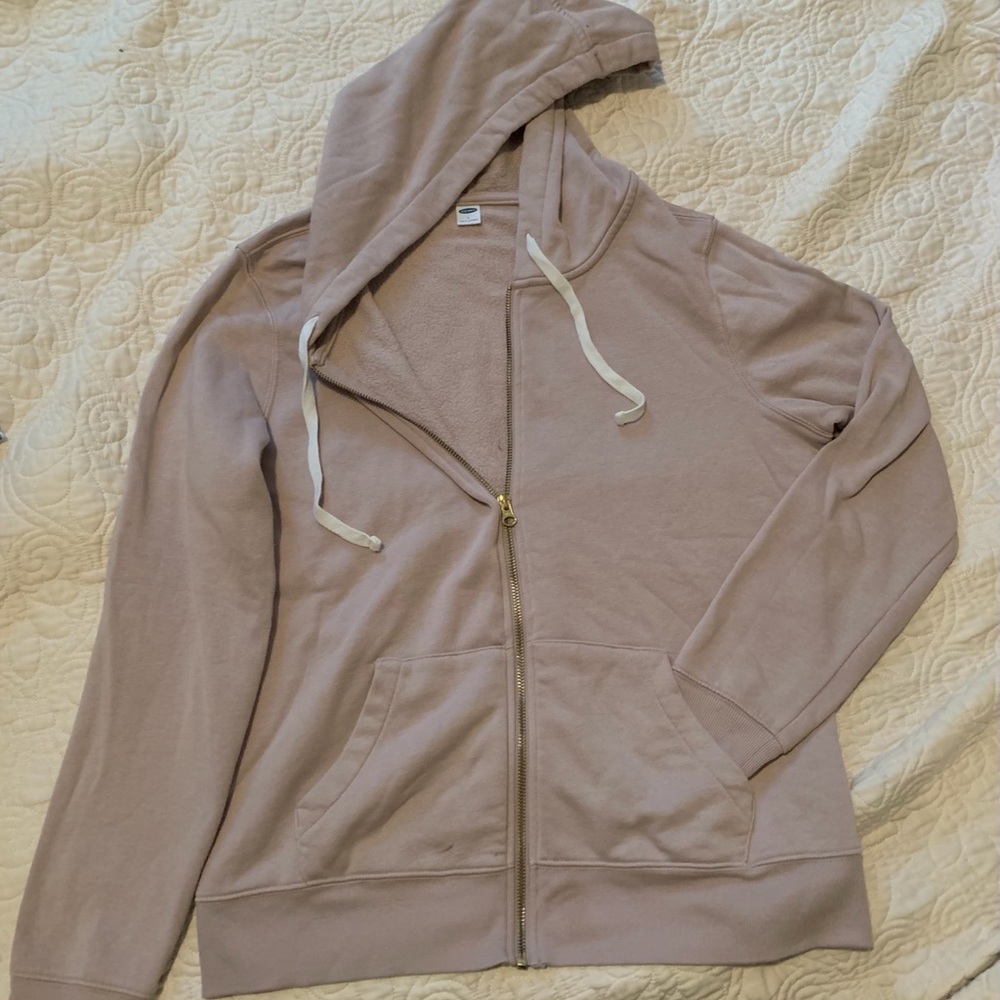 Lavender-Pink Zip Up Hoodie